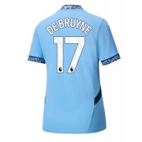 Manchester City Kevin De Bruyne #17 Domaci Dres za Ženska 2024-25 Kratak Rukav